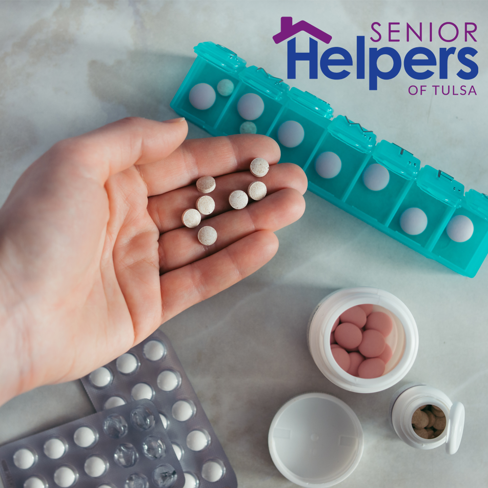 As we age, we all tend to rely on more medications. Sometimes it can be difficult to keep these medications organized, and if you're not careful they can interact negatively with each other and cause a serious problem. Make sure to keep your loved one's medications organized, in separated, clearly-marked containers.
