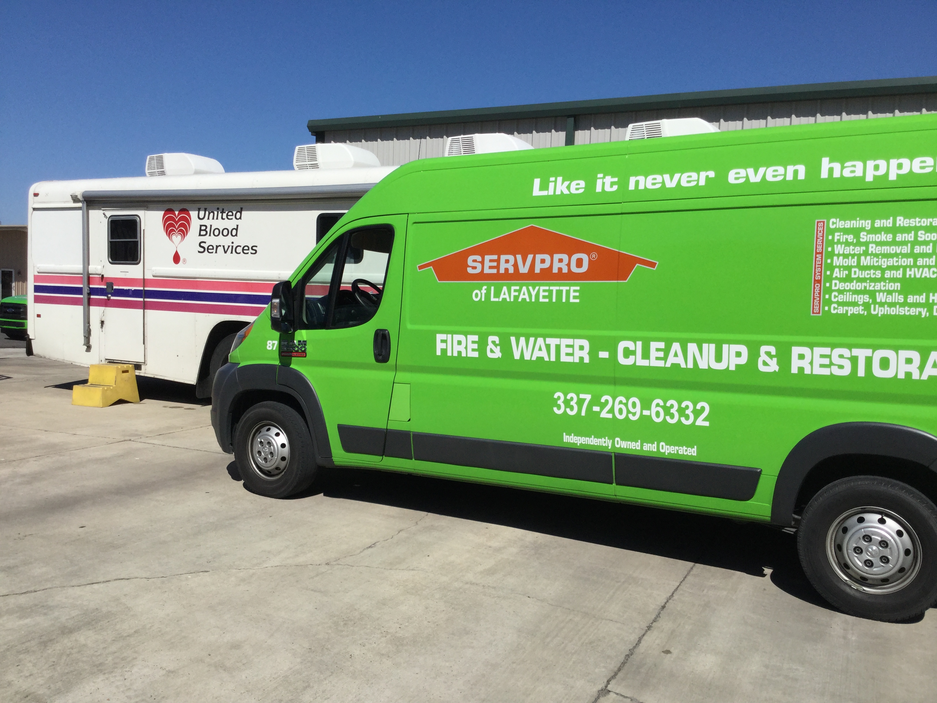 SERVPRO of Lafayette gives back to their community!