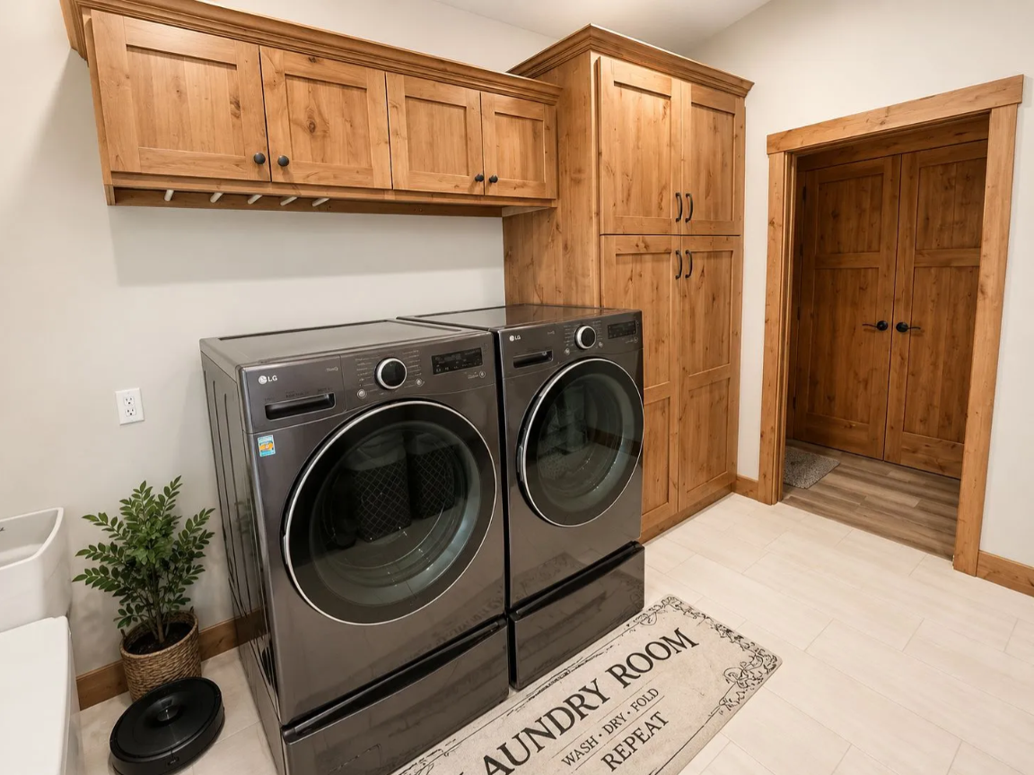 Custom Laundry & Mudroom Cabinets