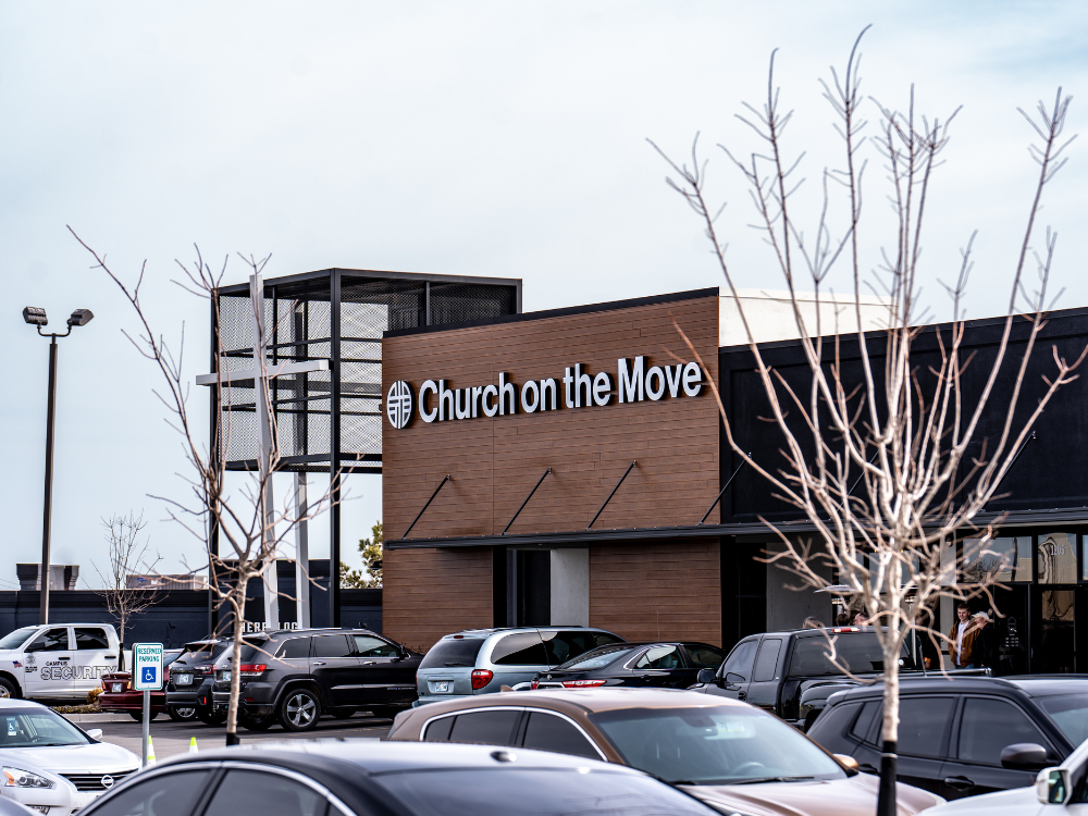 Church on the Move is a church with multiple locations in Oklahoma that exists to introduce people to the real Jesus. Our Broken Arrow campus offers weekend services with live worship and live speaker along with Kids on the Move children's services and Oneighty youth services (serving ages 0-18 years old). We also offer midweek small & midsize groups. We are a Spirit-filled, Gospel-centered church that actively pursues Jesus in everything we do, and we believe He's given us a vision for a church that is deeply centered on Him and the Bible. We value authentic community, appreciate the arts, care deeply about kids & students, are engaged with the issues of our communities, and seek to know more about our great God.