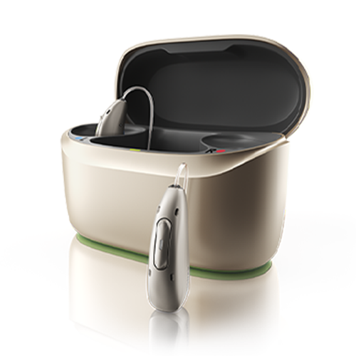 Image of Phonak Audéo Infinio (Ultra) Sphere hearing aids.