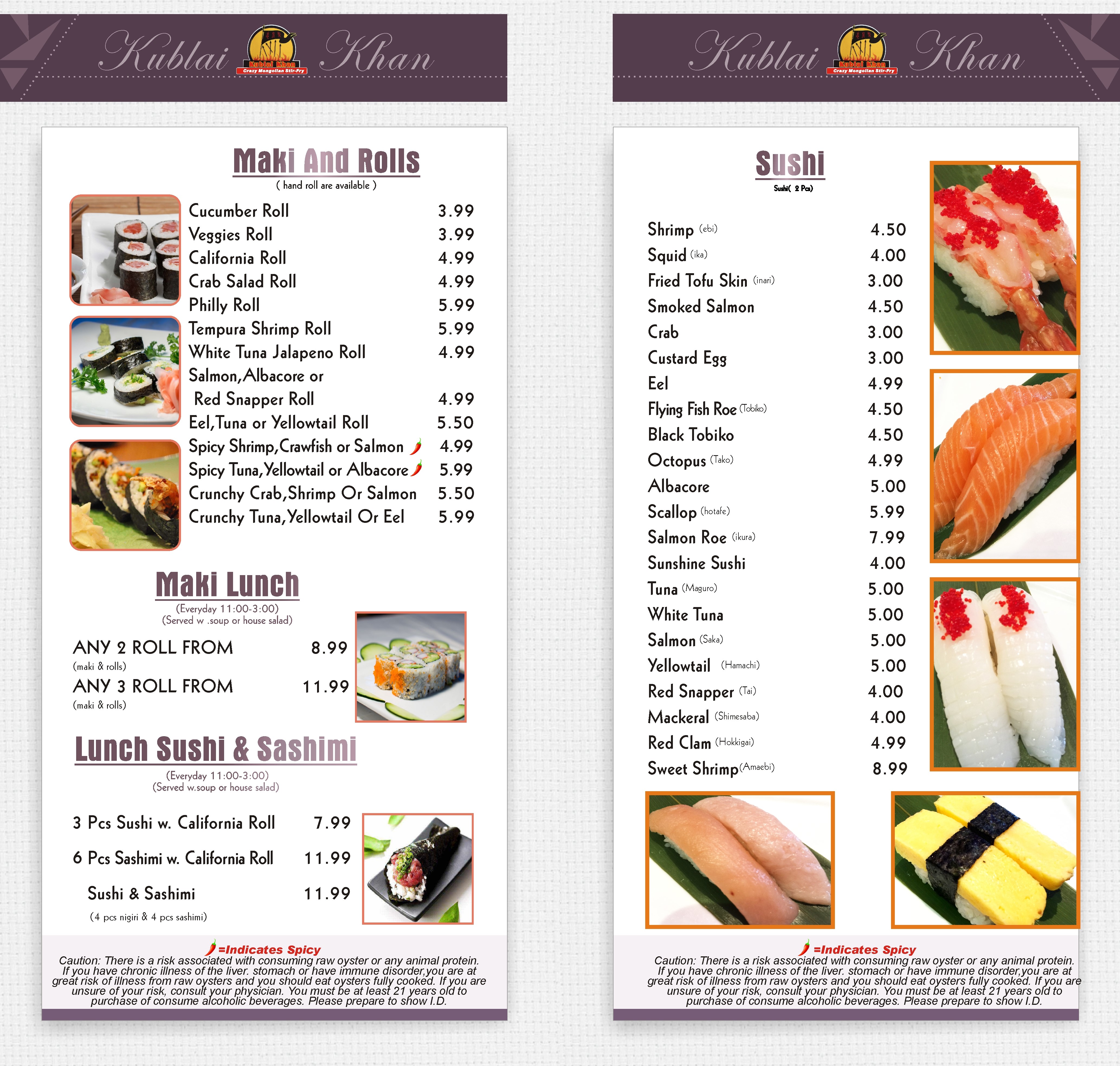 Kublai khan coupons