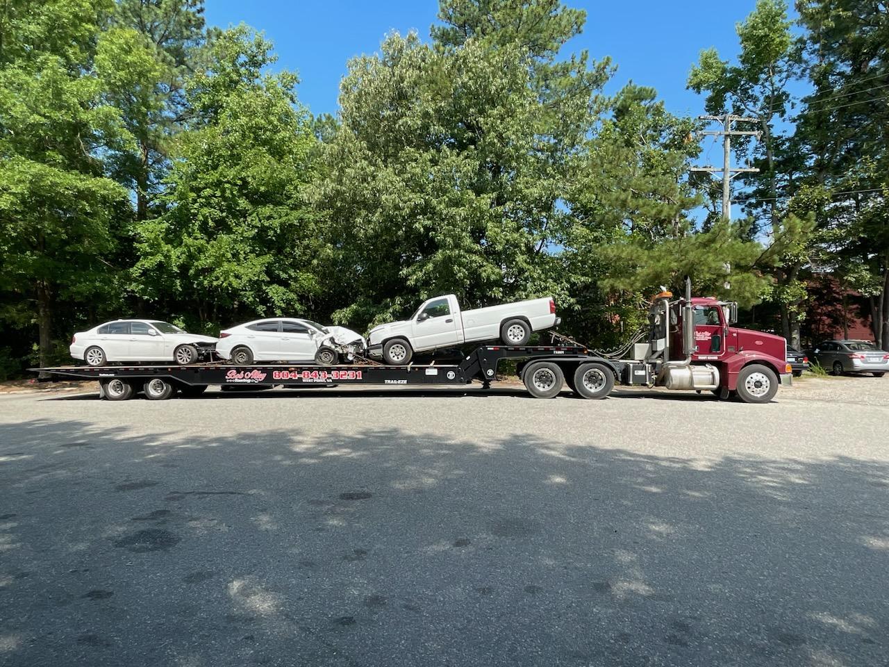 We can handle all your tow requests! Bob Alley Towing West Point (804)843-3231