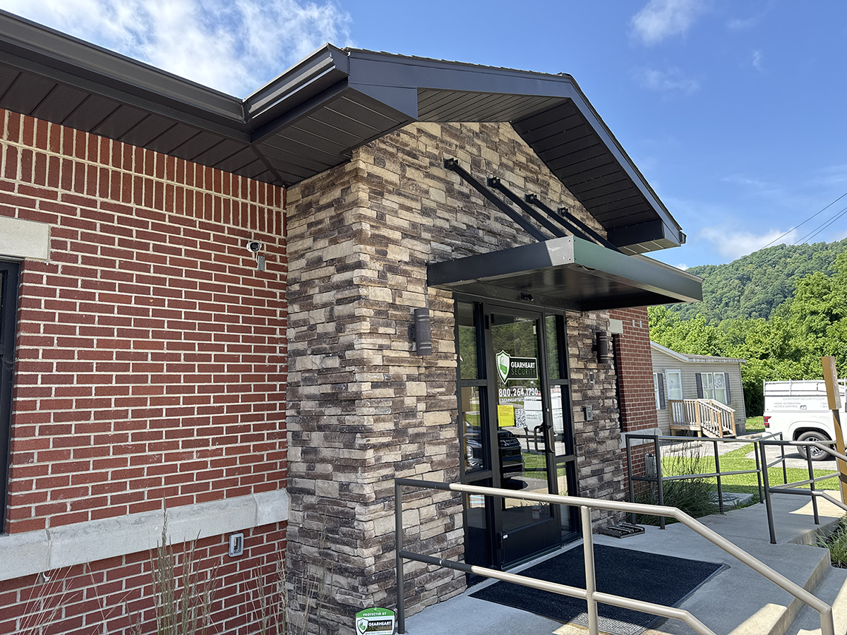 Gearheart Home and Business Security building representing trusted local security solutions for residential and business customers.