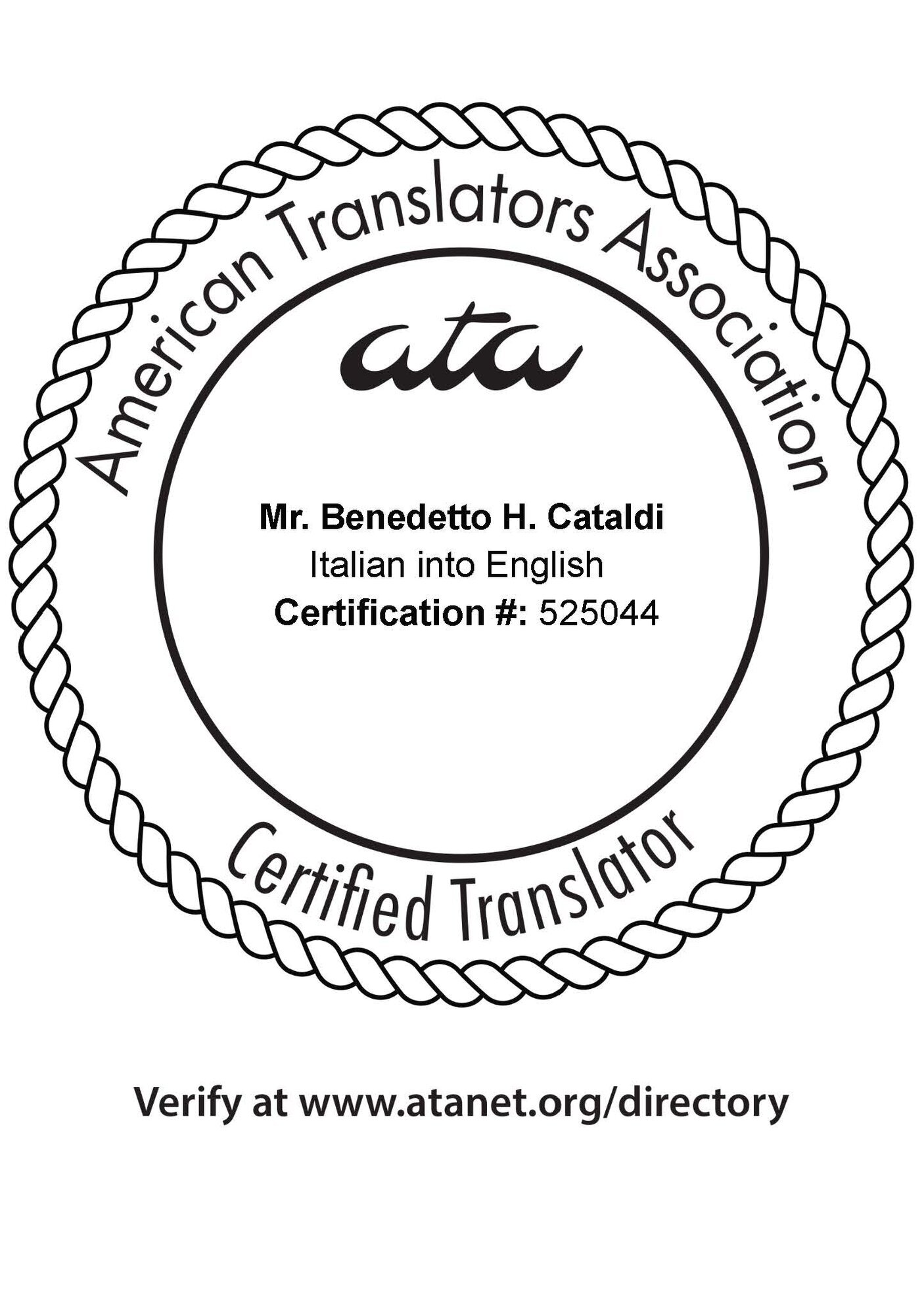 Images Traduzioni certificate ATA