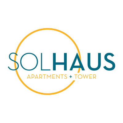 Solhaus Apartments + Tower Logo