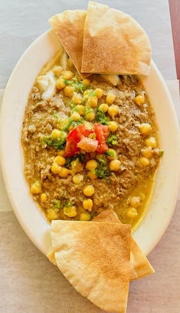 Images Razan's Organic Kitchen traditional and classic shawarma.