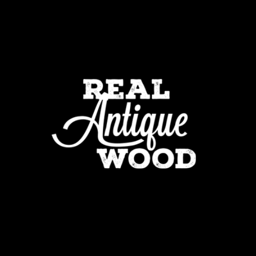 Real Antique Wood Logo