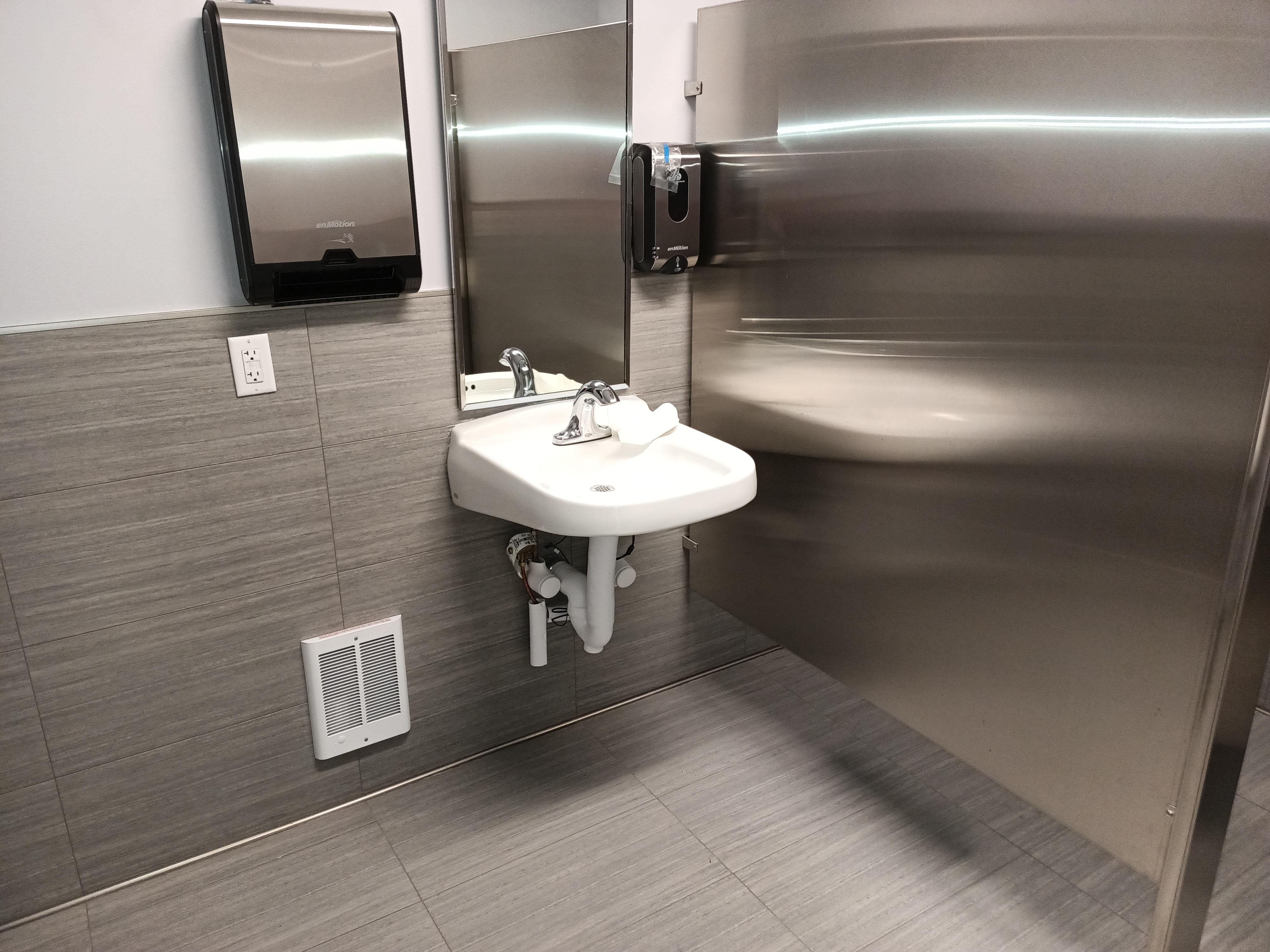 We handle full bathroom installs, weather it is commercial or home.