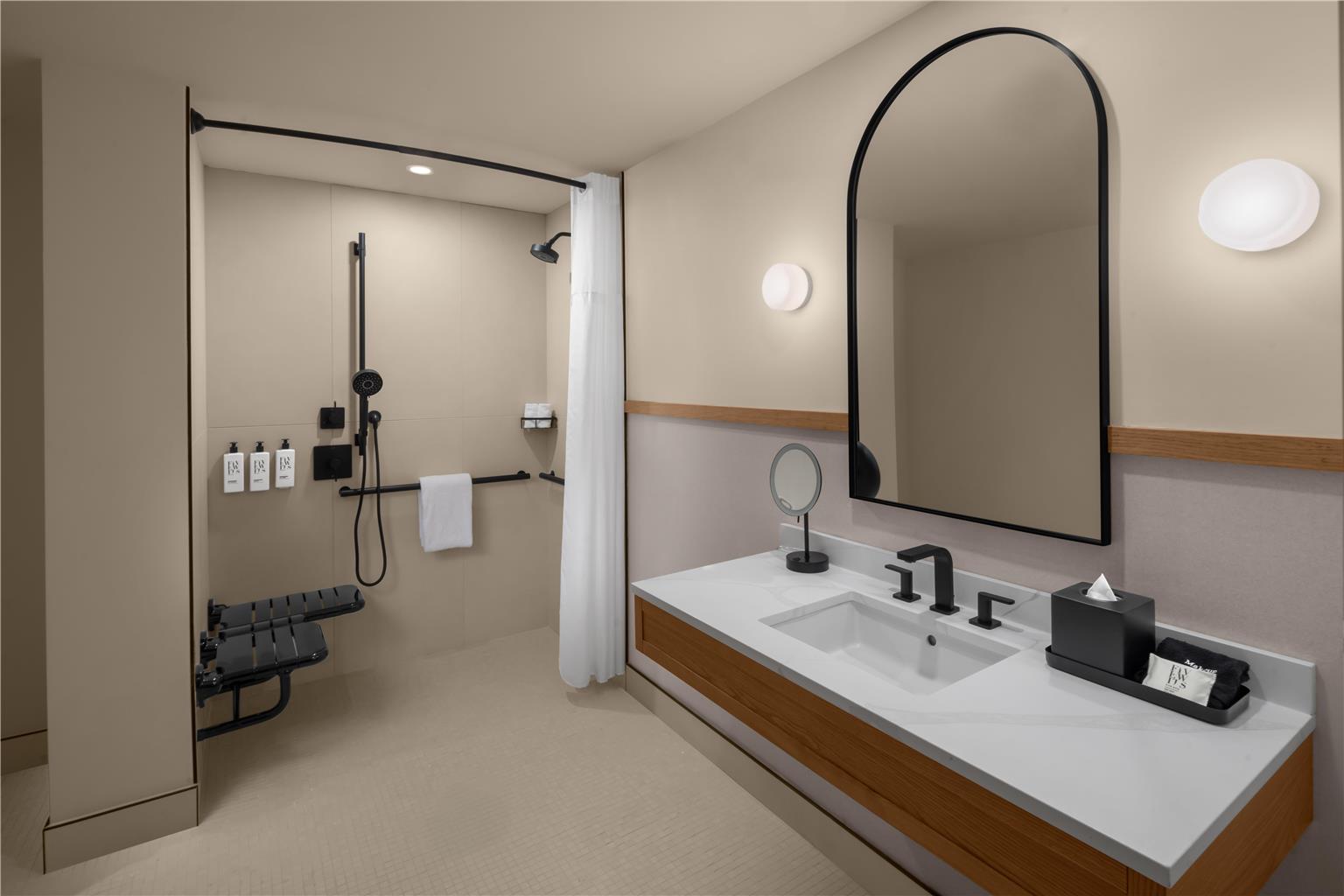 Guest room bath