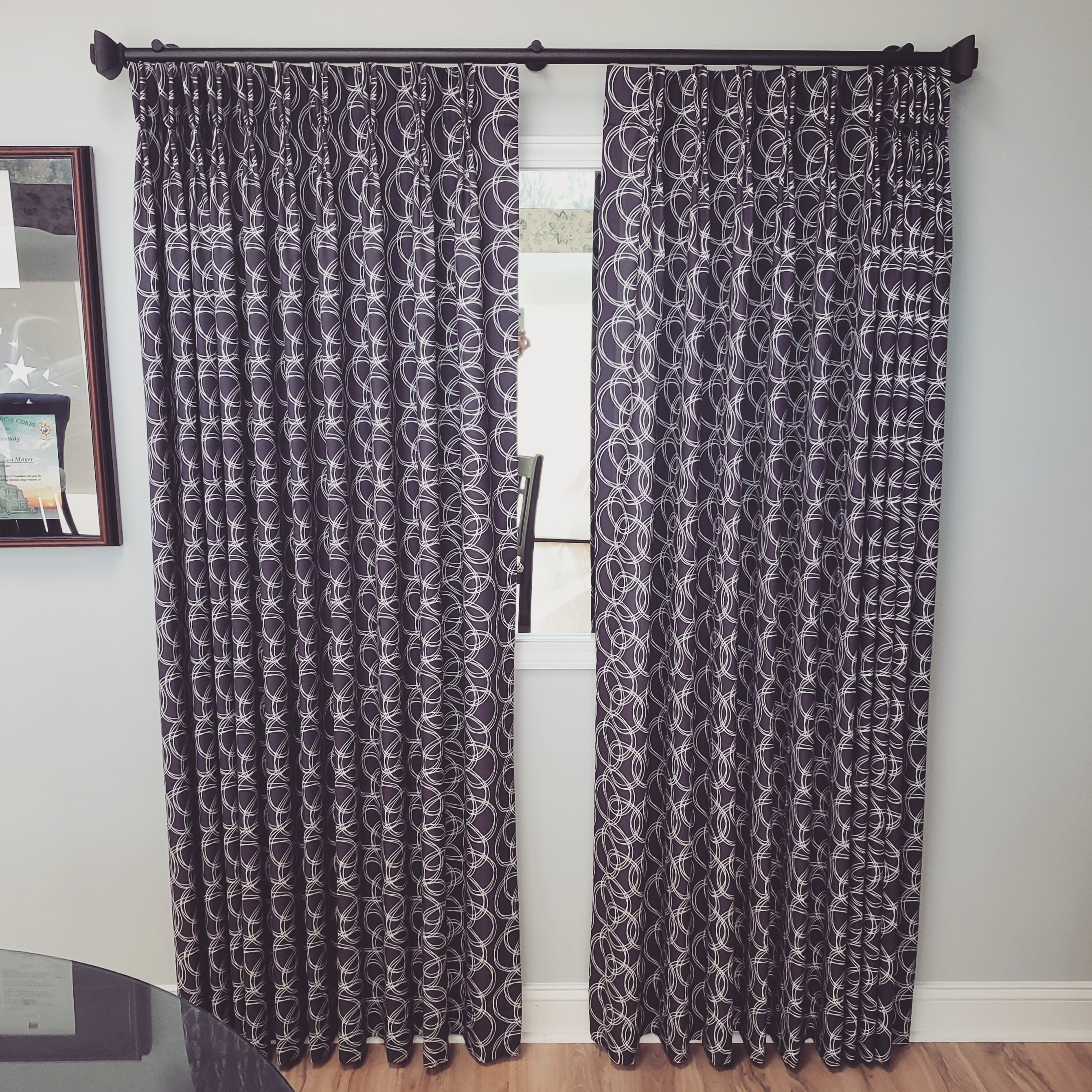 Drapery panels by Lafayette in our Jacksonville Showroom