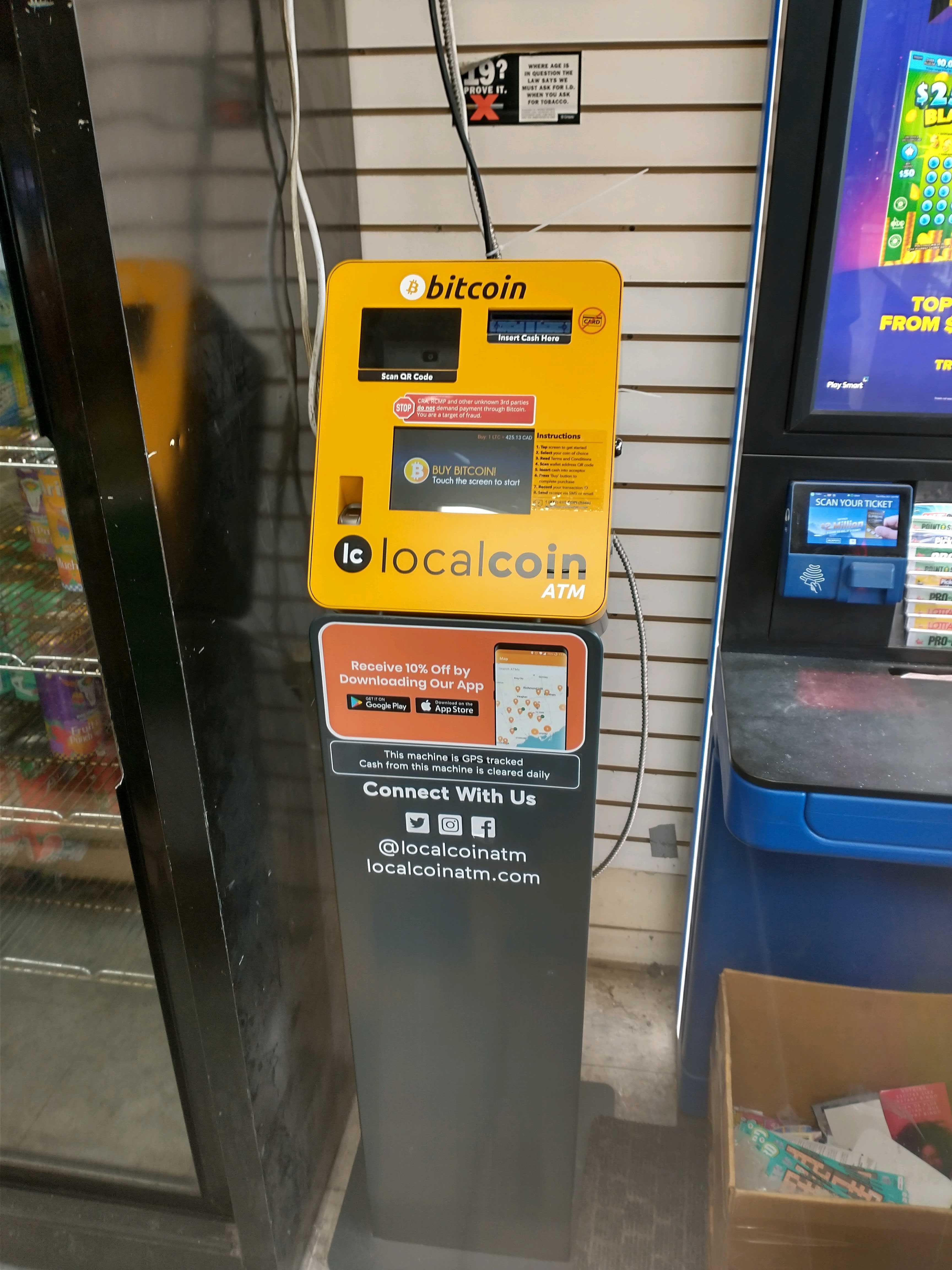 Images Localcoin Bitcoin ATM - West Bram A Convenience
