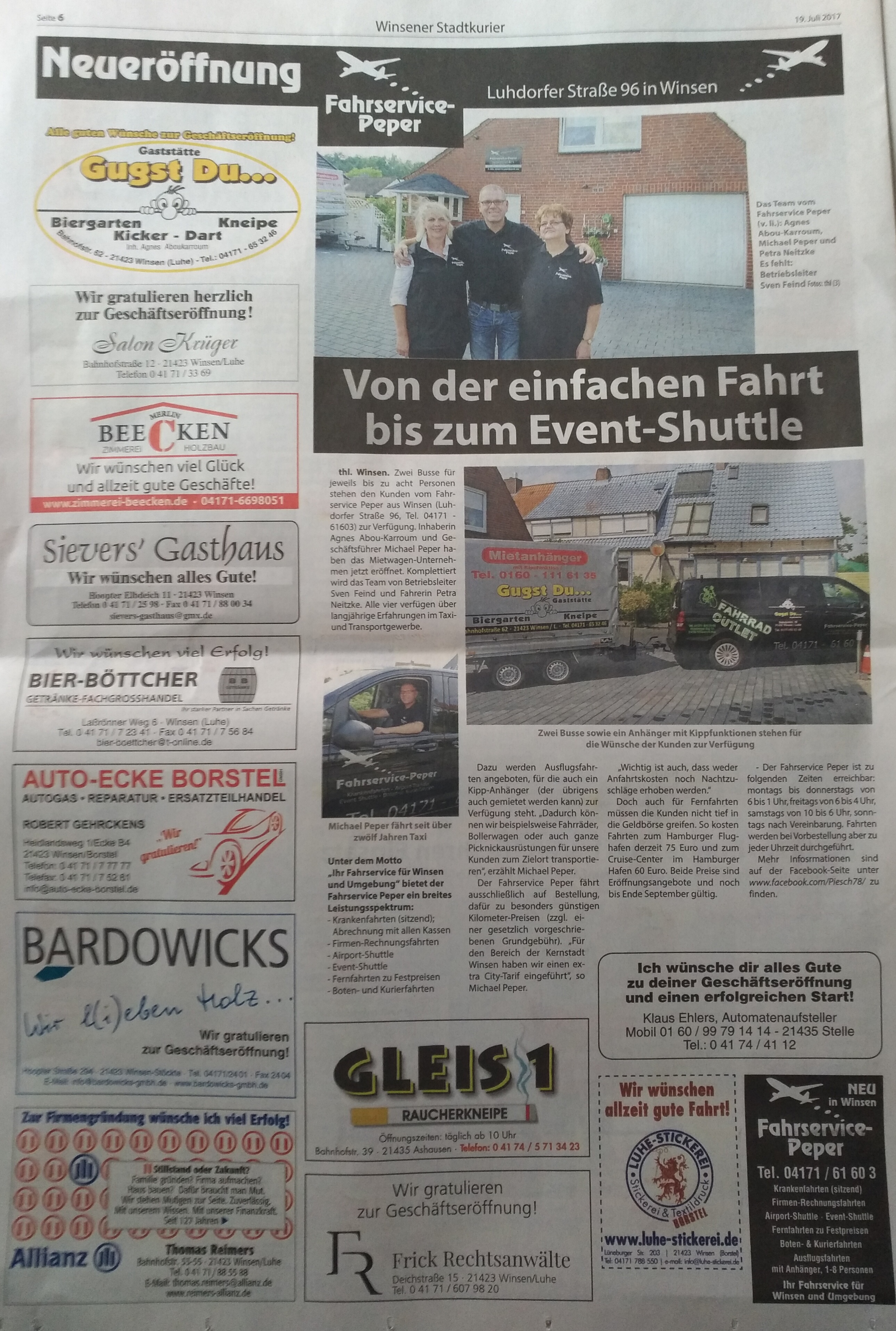 Bild 5 Fahrservice-Peper Inh. Agnes Abou Karroum Geschäftsführer Michael Peper in Winsen (Luhe)