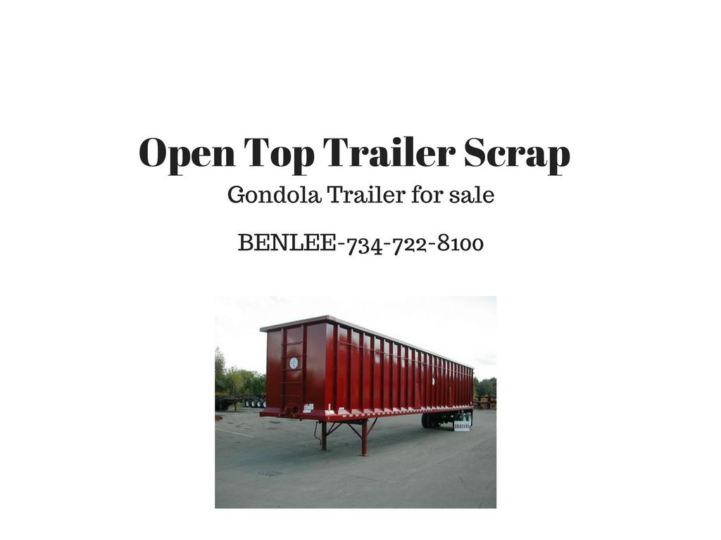 Gondola Trailer, Open Top Trailers by BENLEE