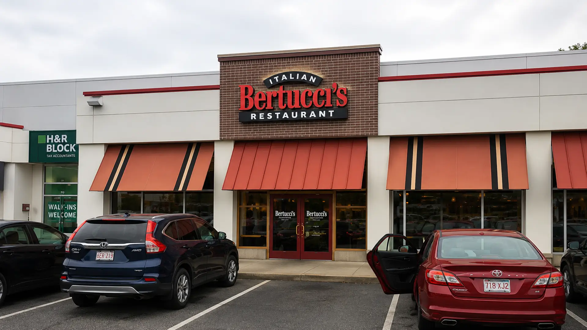 The exterior of Bertucci's Waltham