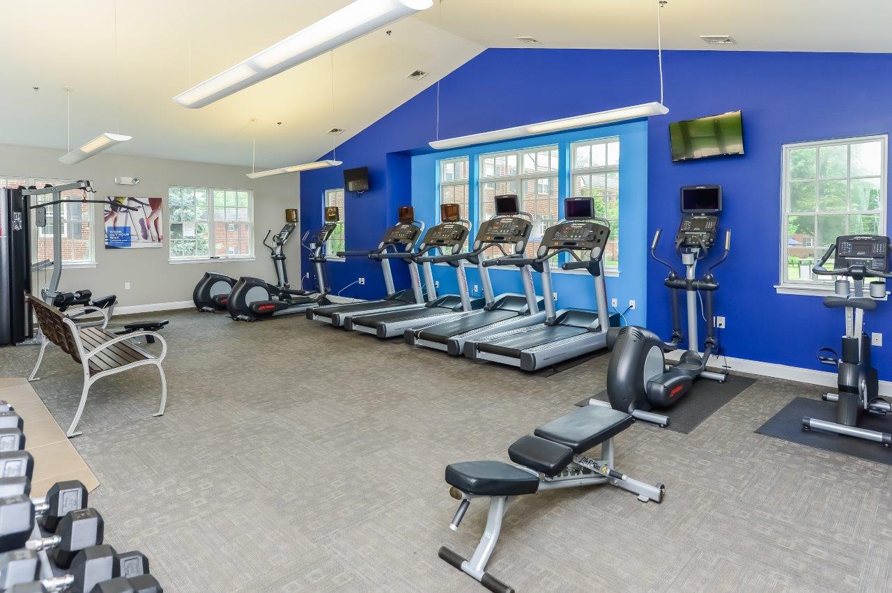 Workout in our onsite fitness center