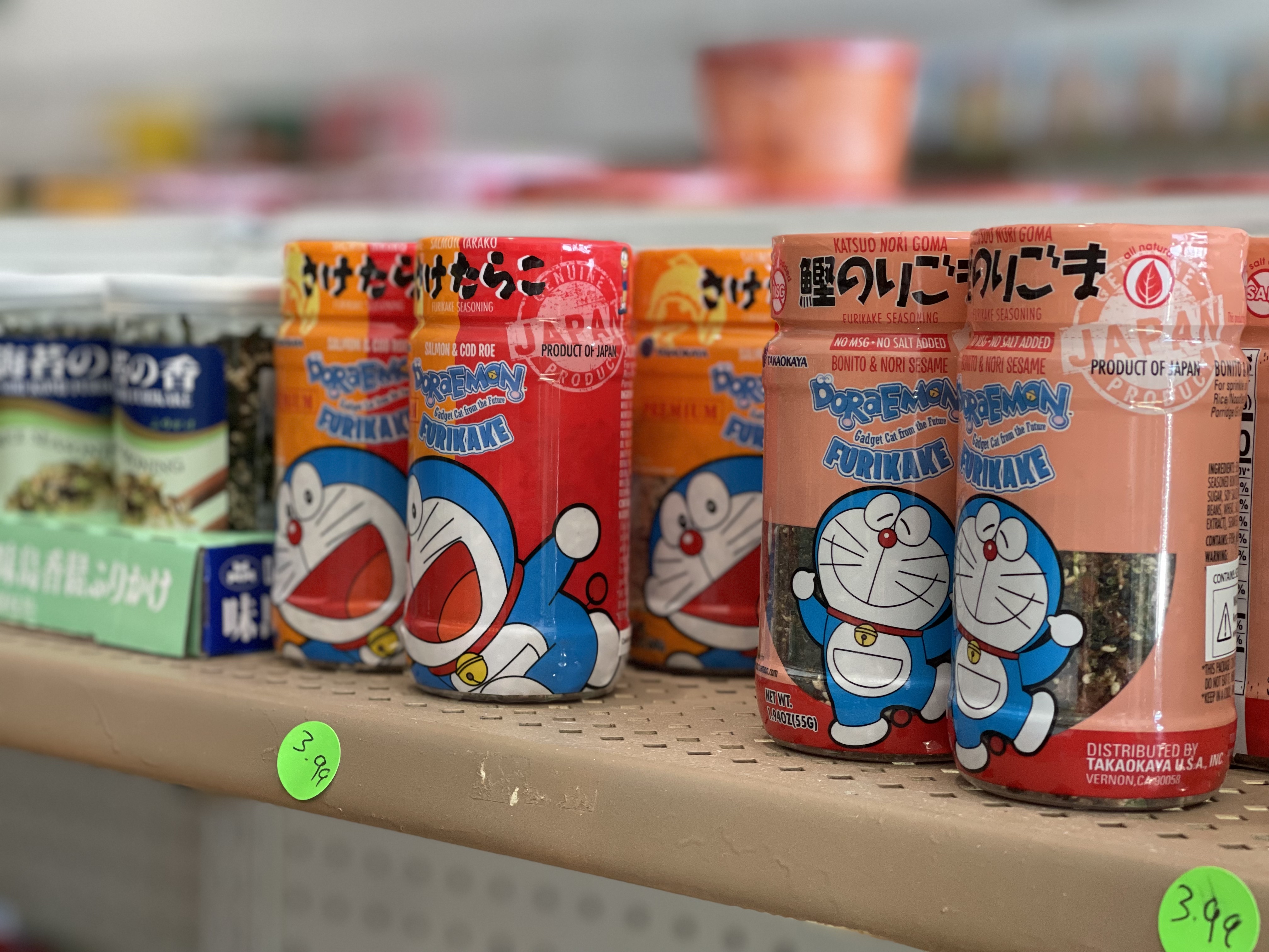 Furikake at Hayato Asian Market & More at Seaside California