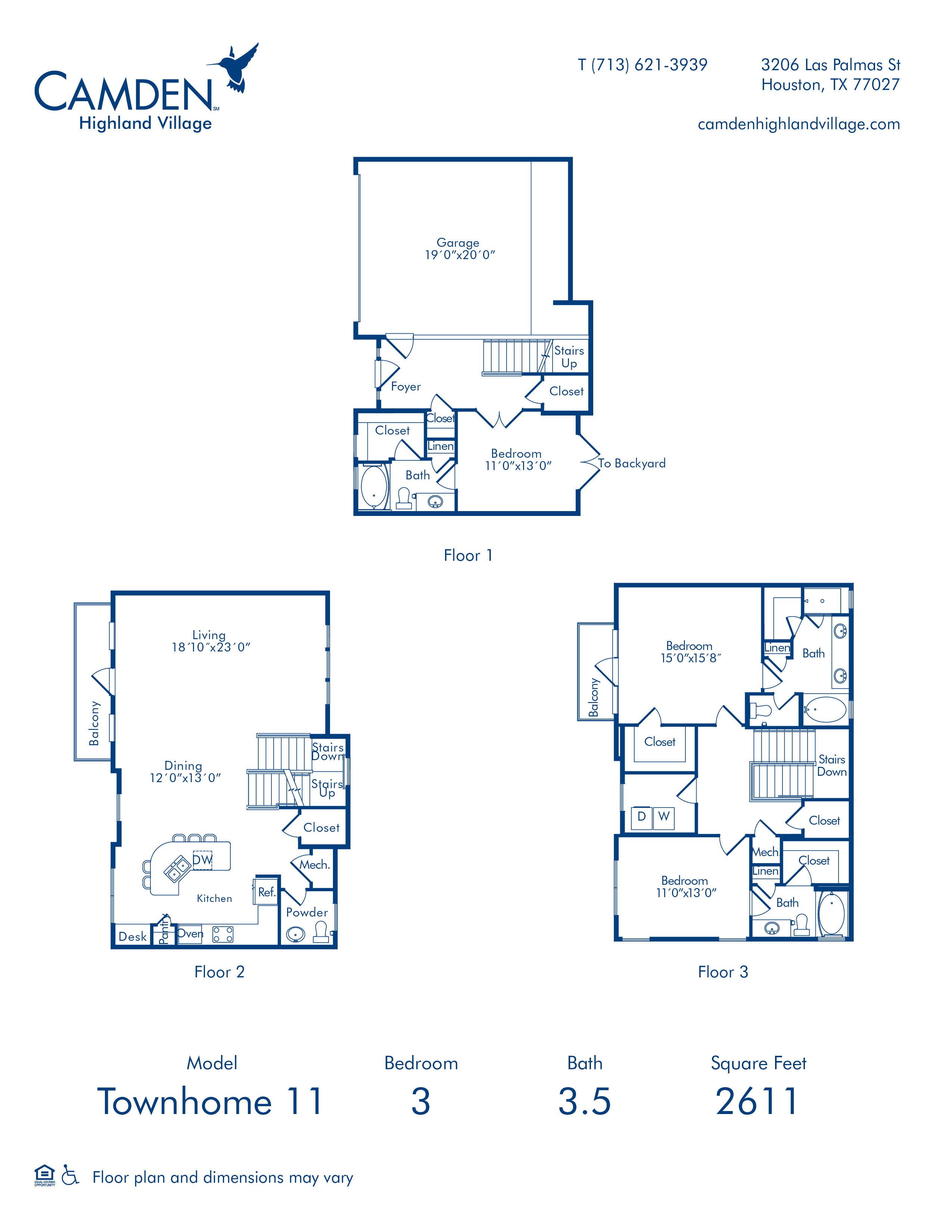 Camden Highland Village Apartments and Townhomes Photo