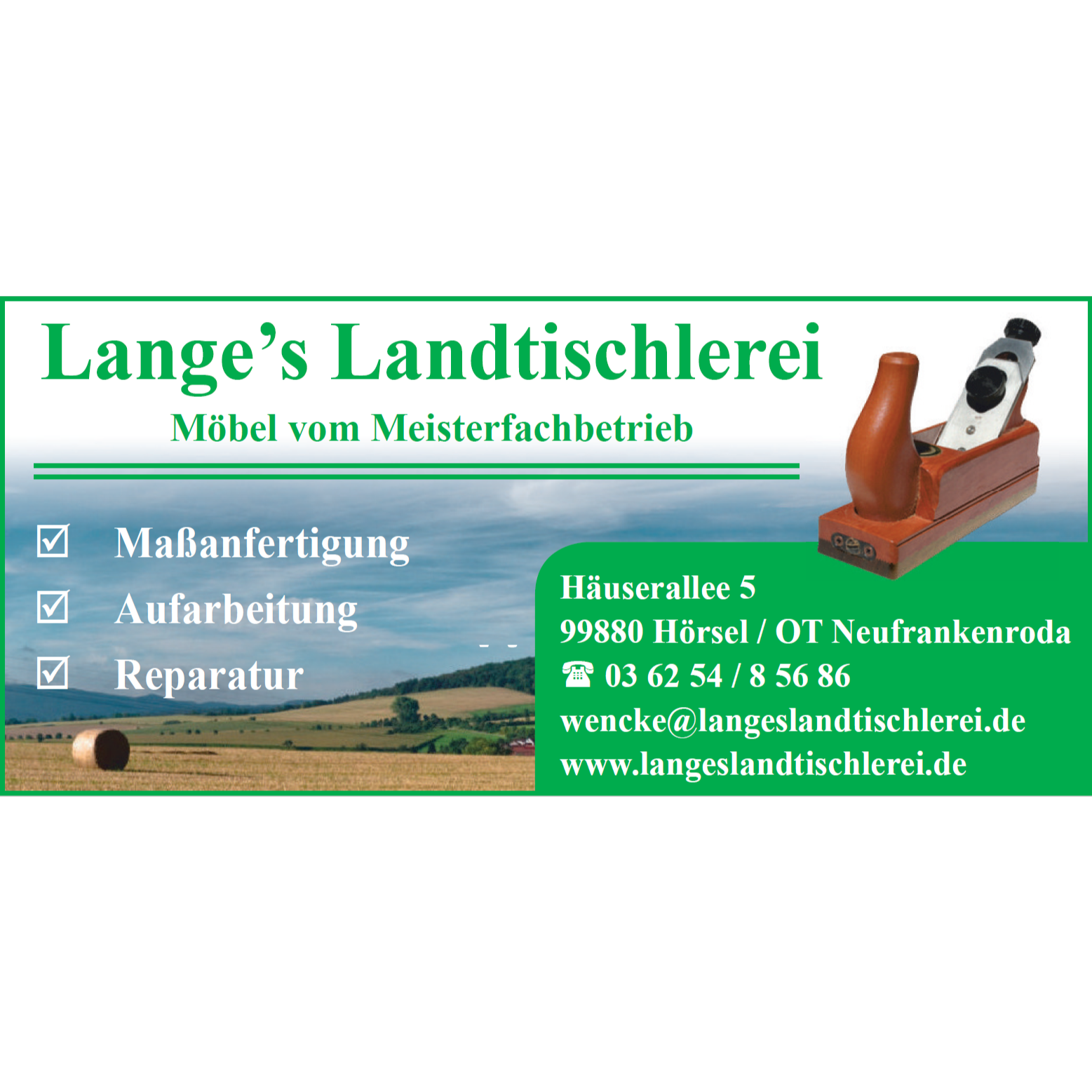 Kundenlogo Lange's Landtischlerei