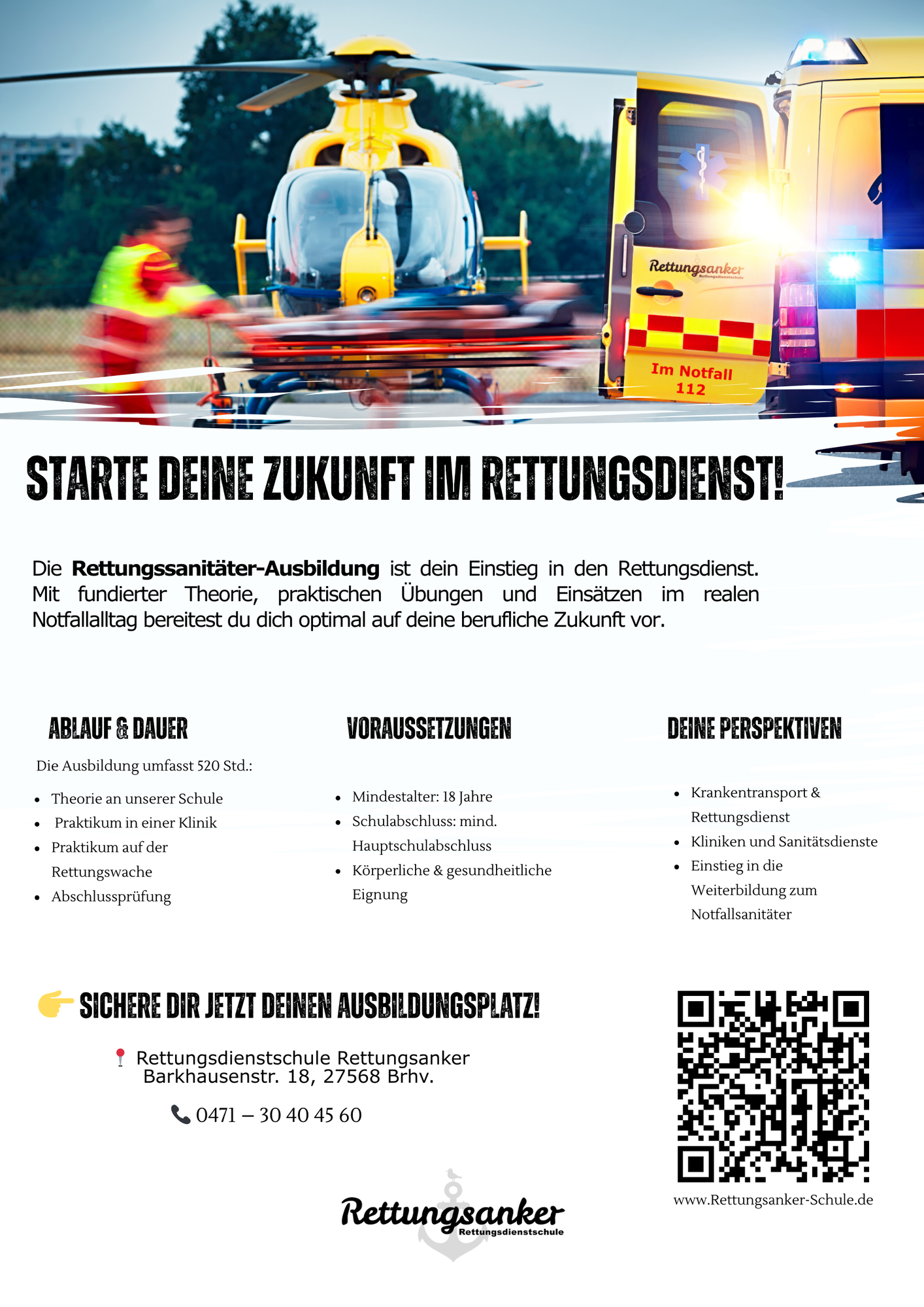 Bilder Erste Hilfe Kurs Bremerhaven, Rettungsanker Rettungsdienstschule