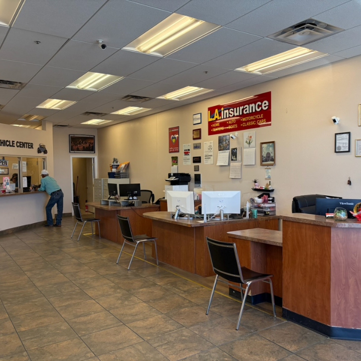 Interior of the L.A. Insurance located at 1656 West Valencia Rd. in AZ
