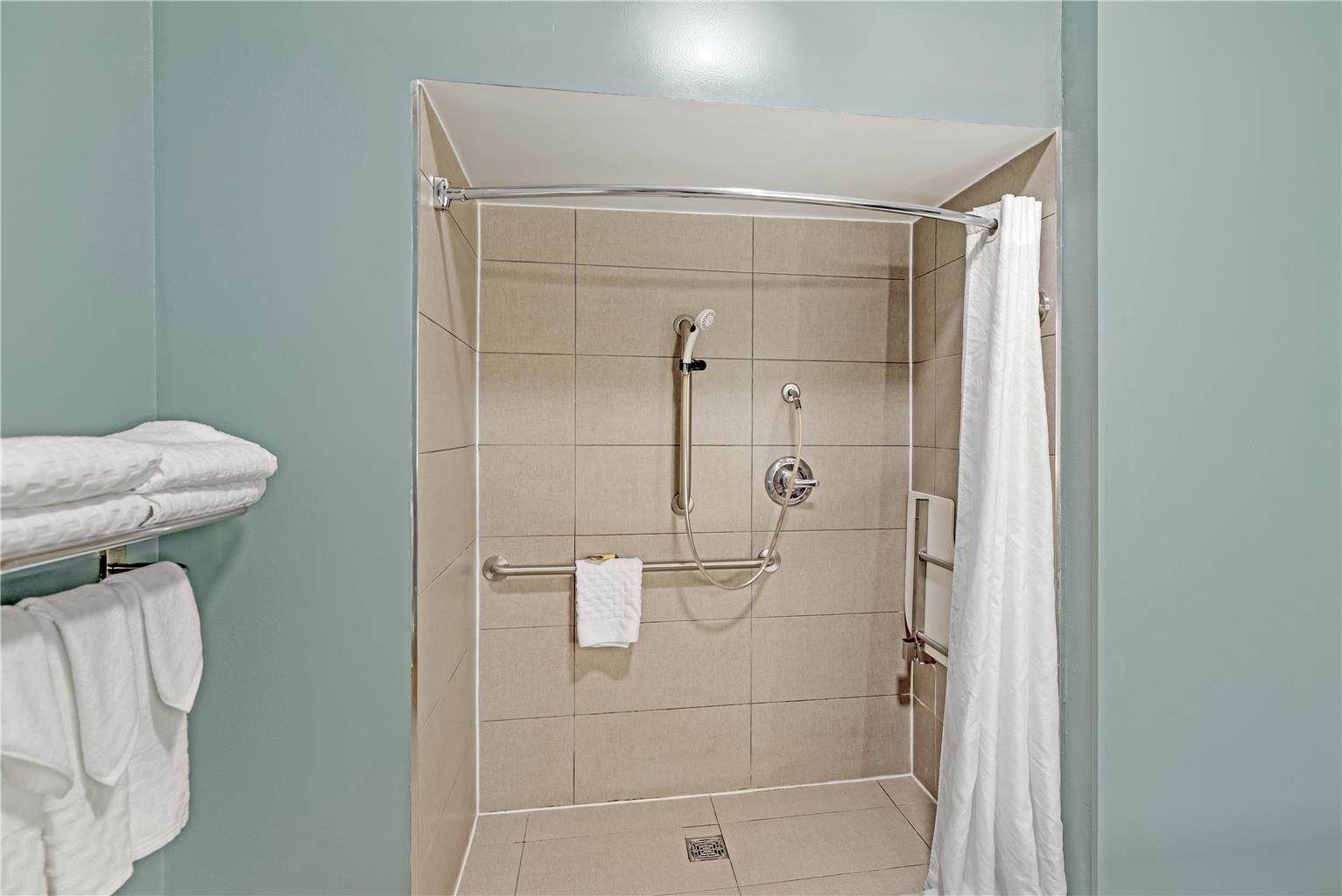 ADA - 1 King Bed w/ Roll In Shower