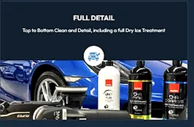 Full services detail page of Quality Auto Detailing LLC, showcasing professional interior and exterior auto detailing, paint correction, and ceramic coating services