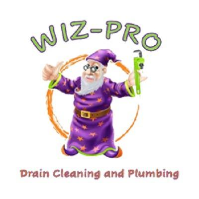 Wiz-Pro Drain Cleaning and Plumbing Logo
