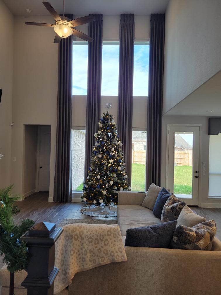 Are you looking for a window solution that can help with those hard to reach windows? Check out our floor-to-ceiling Custom Draperies that are sure to look spectacular in your home in Sugar Land.