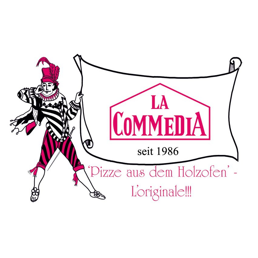 Logo La Commedia Pizzeria-Restaurant GmbH
