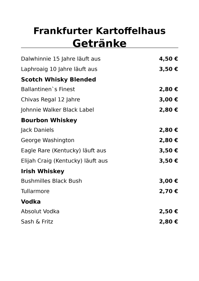 Bild 8 Frankfurter Kartoffelhaus - Das Restaurant in Frankfurt (Oder) in Frankfurt Oder