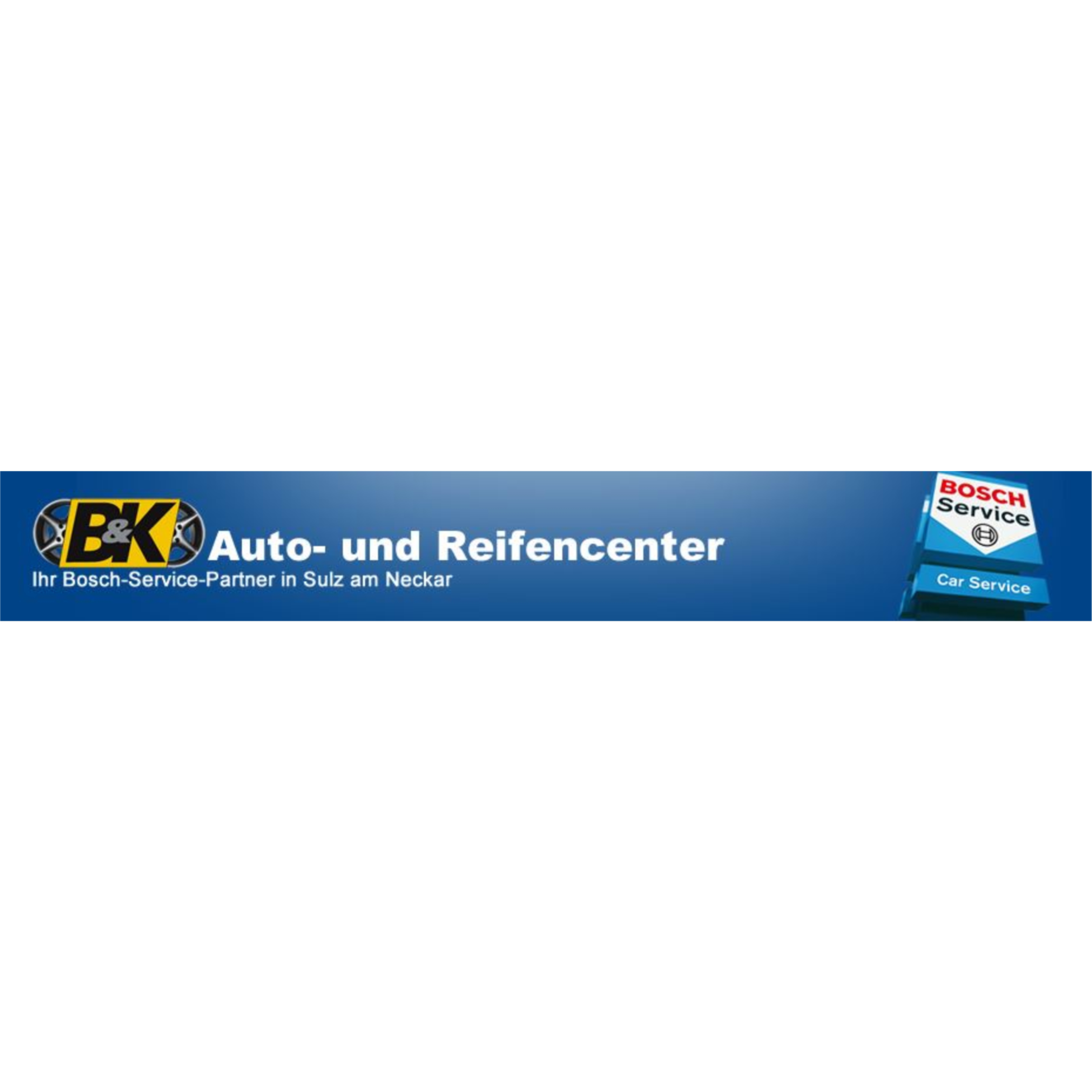 B & K Auto- und Reifencenter e. K. - Bosch Car Service Logo