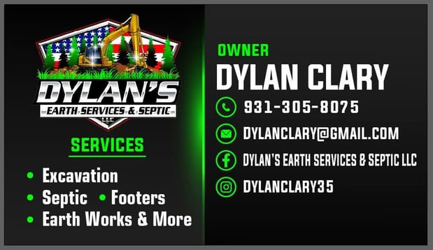 Images Dylan's Earth Services and Septic, LLC