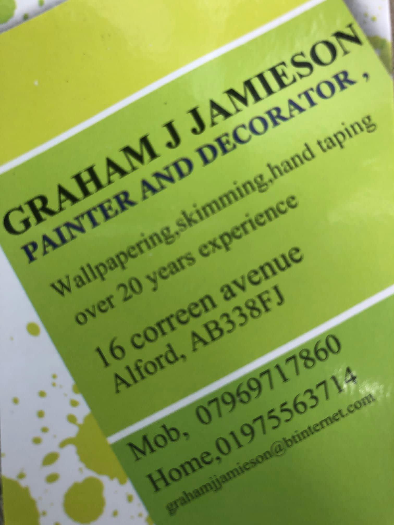 Graham J Jamieson Painter & Decorator Alford 07969 717860