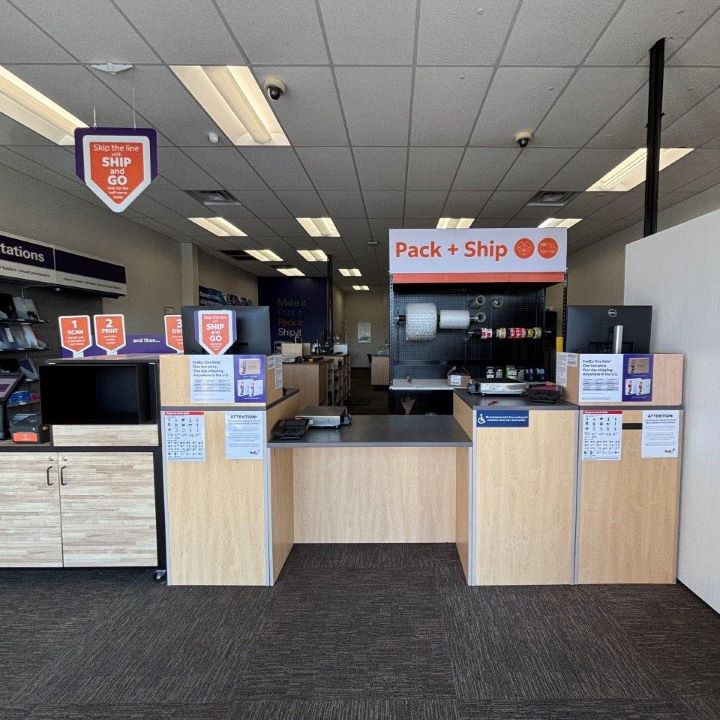 Shipping counter
