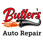 Butler's Muffler & Auto Repair Logo