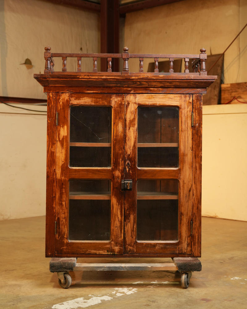Antique Bookcase Before Restoration