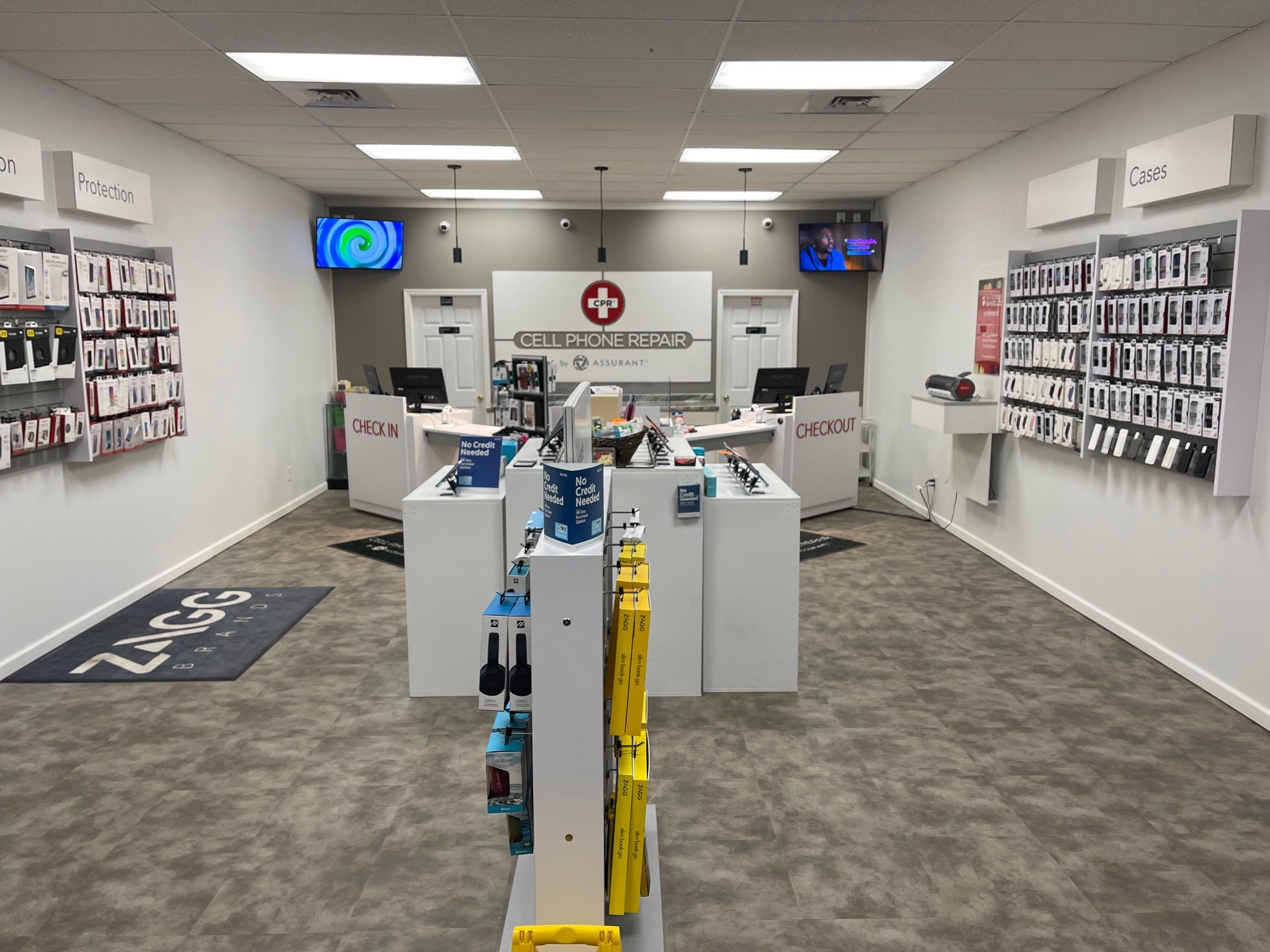 Store Interior of CPR Cell Phone Repair Corinth MS