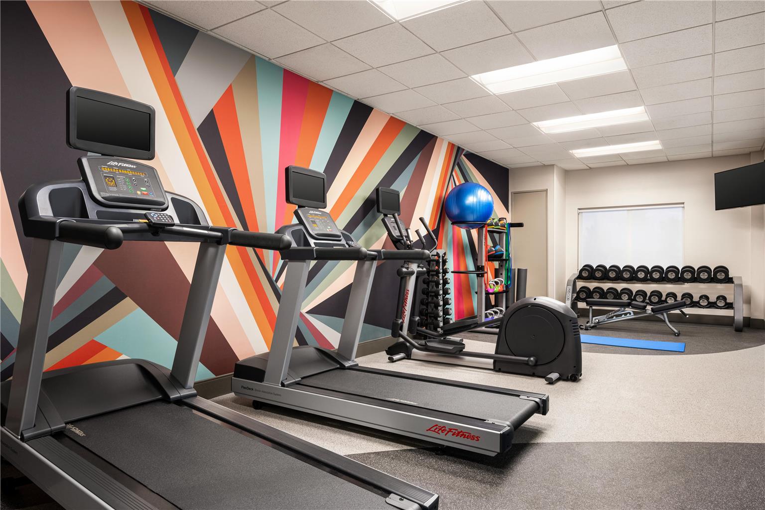 Health club fitness center gym
