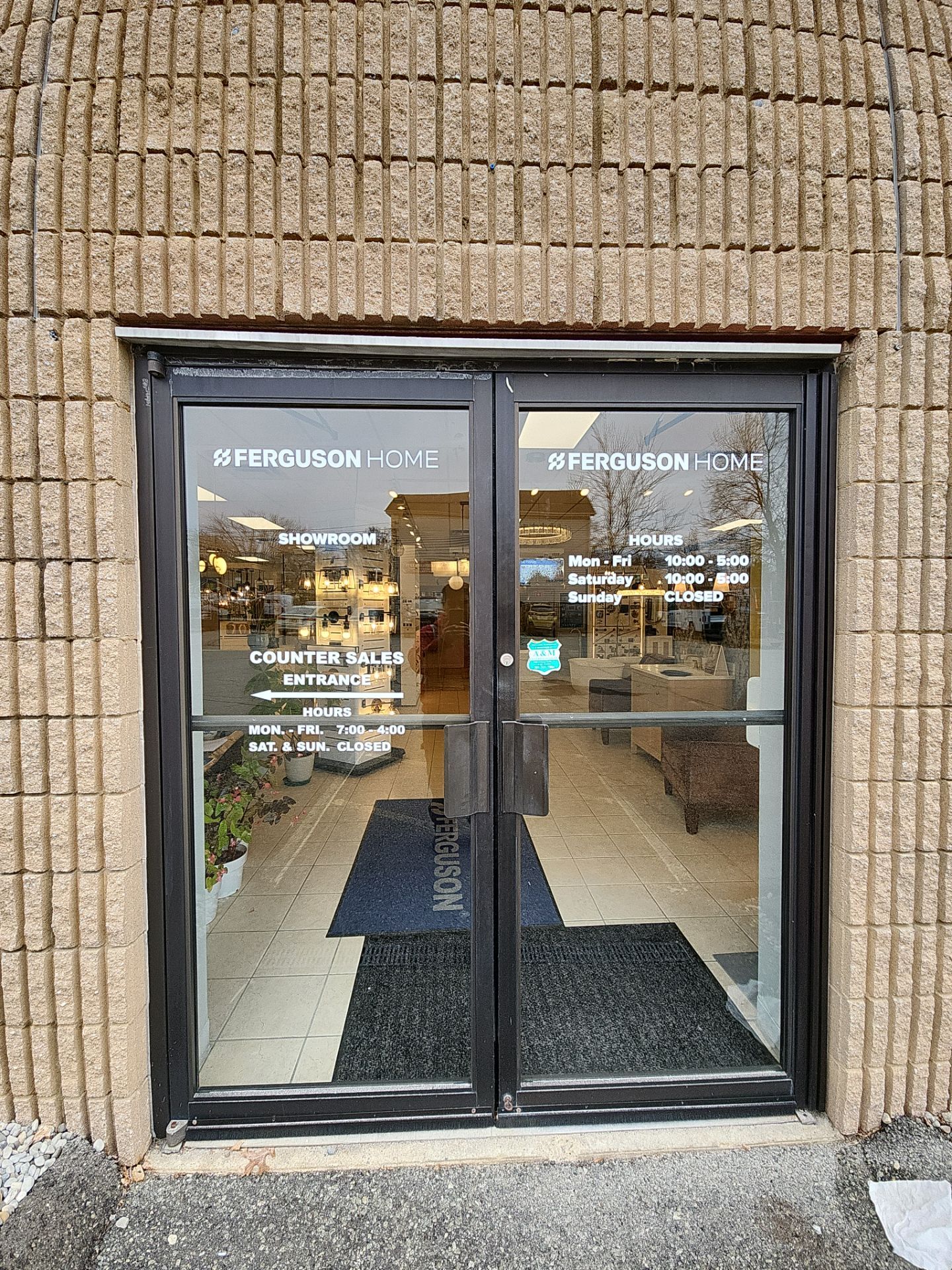 Ferguson Home Signage on Door