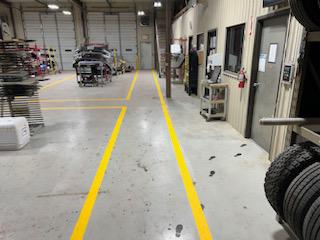Image of Warehouse Floor Markings by G-FORCE West Texas TX