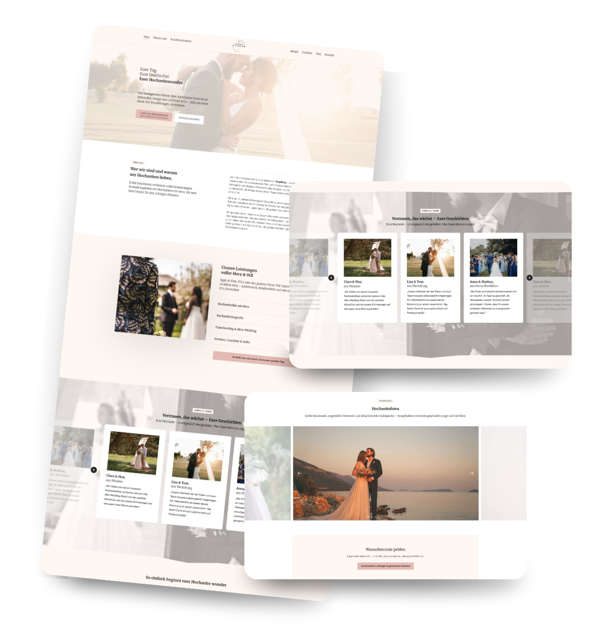 Bilder webseita Webdesign