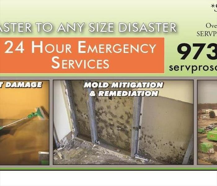 SERVPRO Banner Means 24/7/365 Emergency Help for Our Morris County