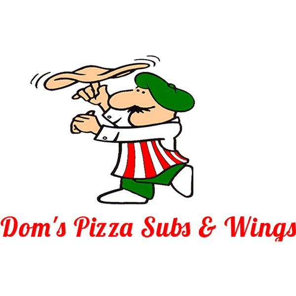 Dom's Pizza Subs & Wings Logo
