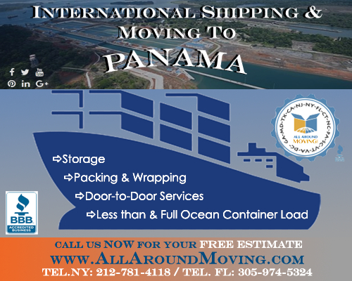 International Shipping & Moving to Panama www.AllaroundMoving.com