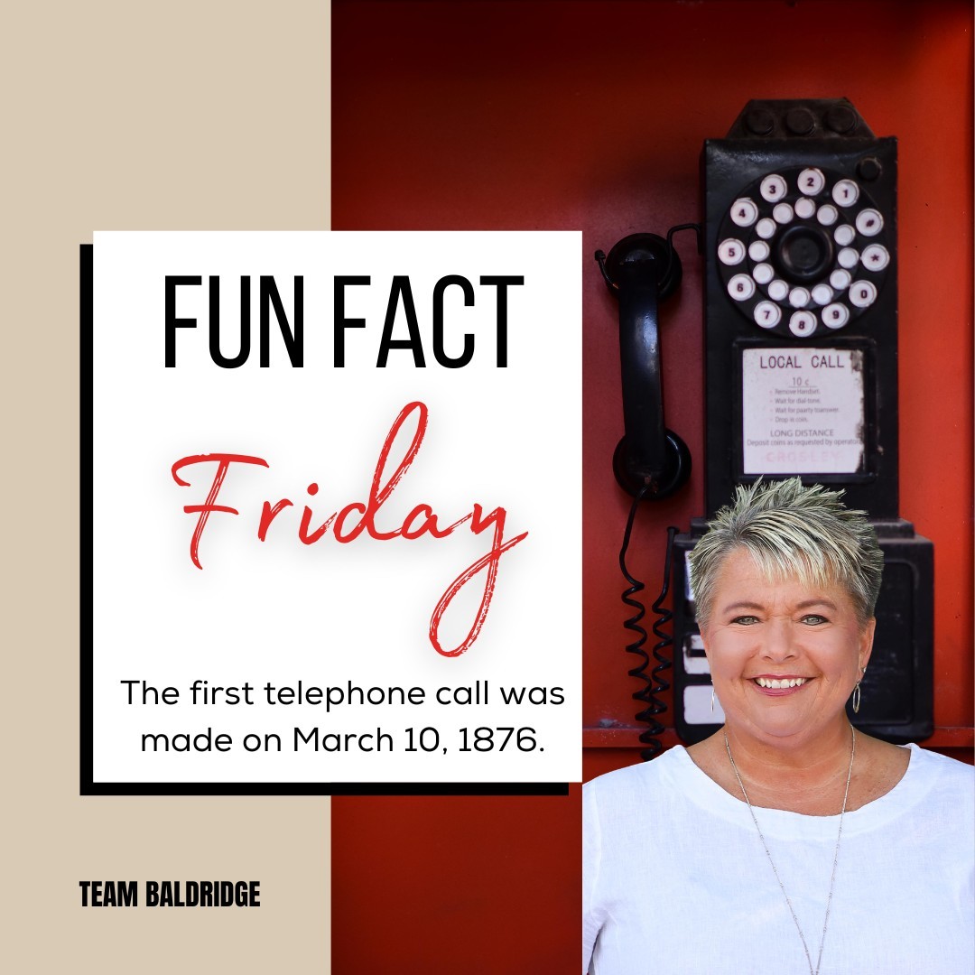 Fun Fact Friday! The first phone call happened March 10, 1876. Phones have changed a lot since then, but the value of a real conversation has not. Your first call to us could be today, no rotary dial required!