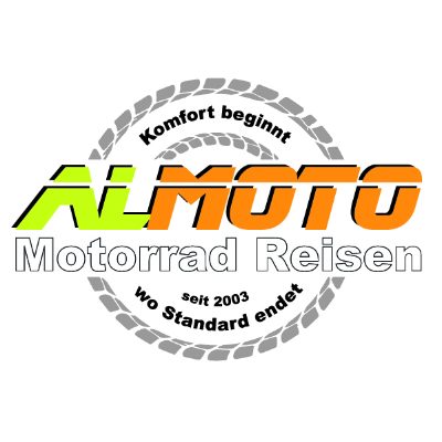 ALMOTO Motorrad Reisen in Dresden - Logo