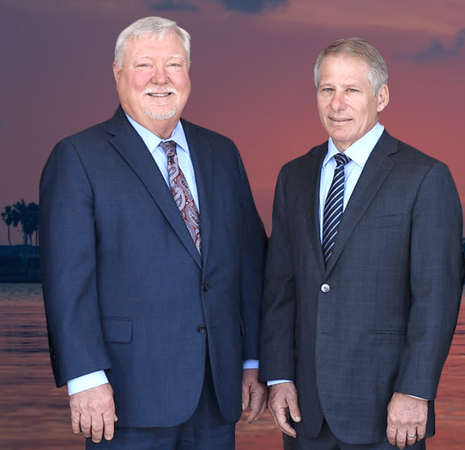 Attorneys Louis "Buck" Vocelle and Paul Berg
