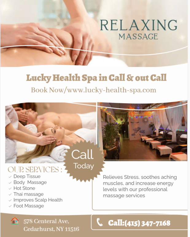 Images Lucky Health Spa in Call & out Call