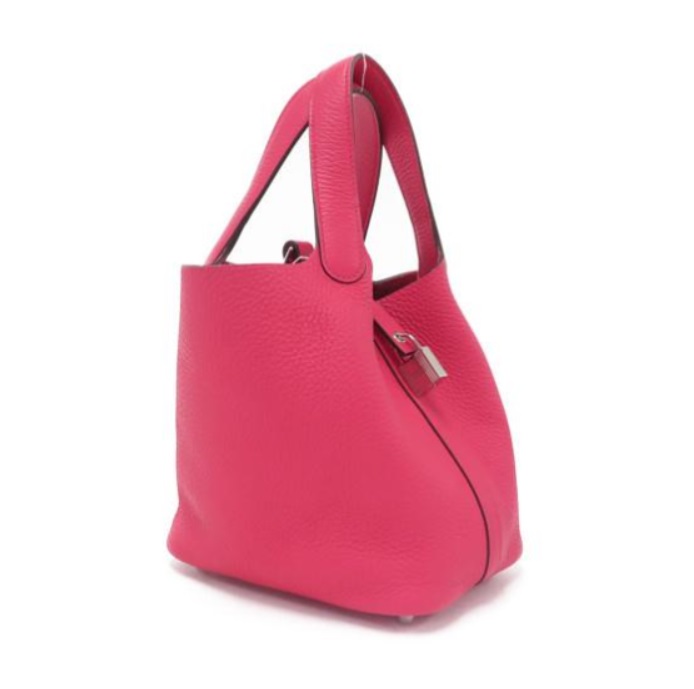 エルメス ピコタン ロック PM 056289CK トリヨンクレマンス ROSE EXTREME シルバー金具 D刻印